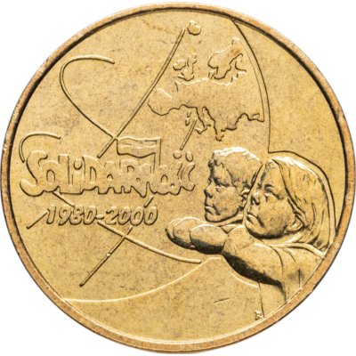 купить Польша 2 злотых (zlote) 2000 "20 лет независимому самоуправляемому профсоюзу «Солидарность»"