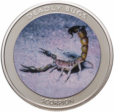 купить Замбия 1000 квач 2010 "Смертоносные насекомые - Скорпион"