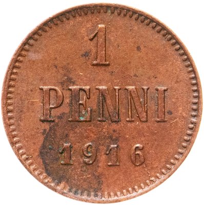 купить 1 пенни (penni) 1916