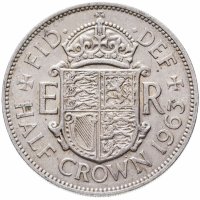 купить Великобритания 1/2 кроны (crown) 1963