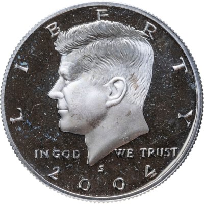 купить США 50 центов (1/2 доллара, half dollar) 2004 Proof Kennedy Half Dollar (Кеннеди) Знак монетного двора "S" - Сан-Франциско