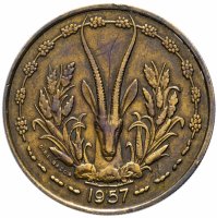 купить Французская Западная Африка 25 франков (francs) 1957