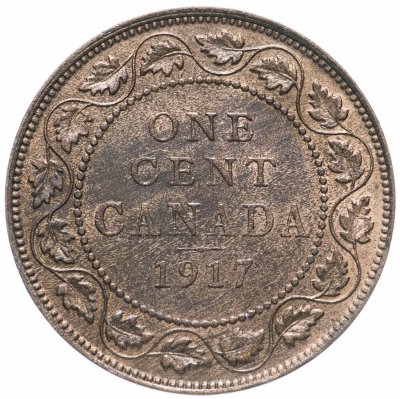 купить Канада 1 цент (cent) 1917