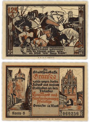 купить Германия (Бранденбург: Гранзе) 125 пфеннигов 1921