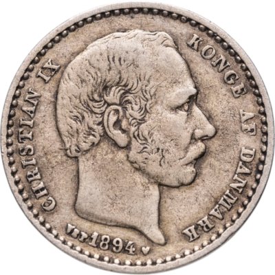 купить Дания 25 эре (ore) 1894