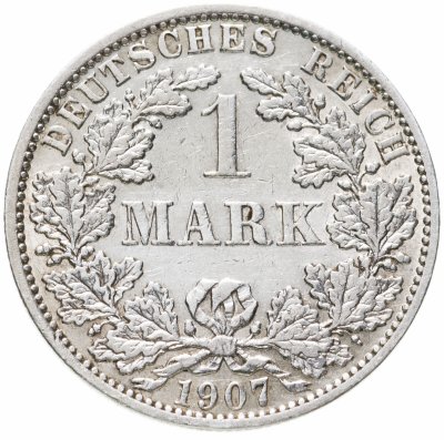 купить Германия, Германская Империя 1 марка 1907 "А" - Берлин
