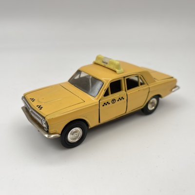 купить Модель автомобиля "ГАЗ-24 Волга" (Такси), металл, пластик, СССР, 1960-1980 гг.