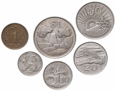 купить Зимбабве, набор из 6 монет 1980