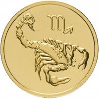 Купить 50 рублей 2003 ММД "Знаки Зодиака - Скорпион"
