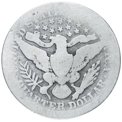 купить США 25 центов (квотер, 1/4 доллара, quarter dollar) 1907