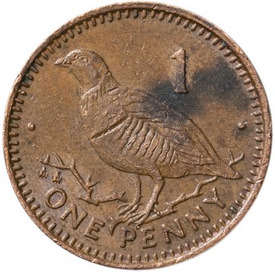 купить Гибралтар 1 пенни (penny) 1988-1995, случайная дата