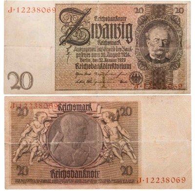 купить Германия 20 марок 1929