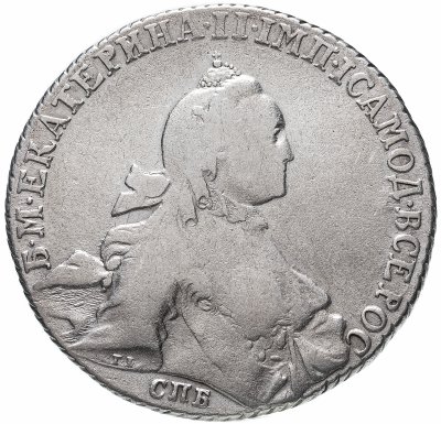 купить 1 рубль 1765 СПБ-TI-ЯI