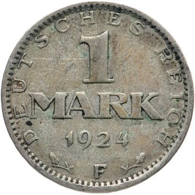 купить Германия 1 марка "F" 1924