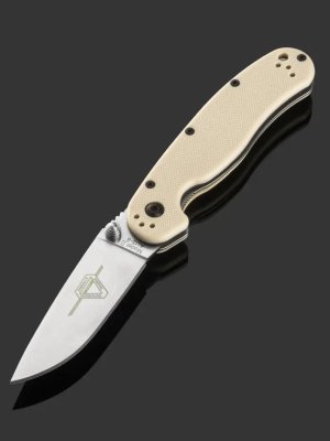 купить Складной нож Ontario RAT Model II (ON8861BONE), сталь AUS-8, рукоять Ivory GRN
