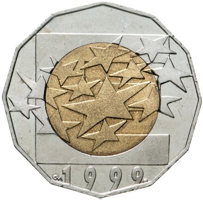 купить Хорватия 25 кун (kuna) 1999 "Европейский Союз"