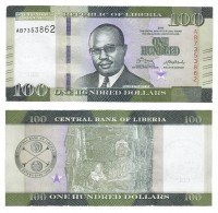 купить Либерия 100 долларов 2016 (Pick 35)