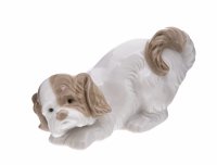 купить Статуэтка "Щенок", фарфор, роспись, мануфактура "NAO porcelain", Испания, 1980-2000 гг.