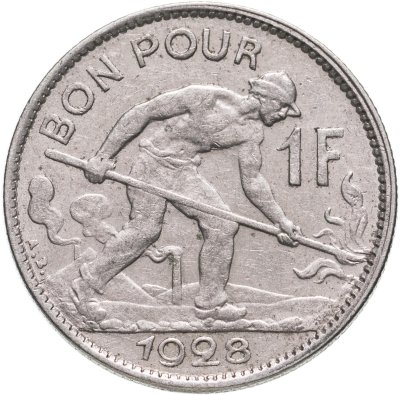 купить Люксембург 1 франк (franc) 1928