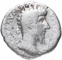 Купить Римская Империя Луций Вер 161-169гг денарий (реверс: Фортуна сидит влево)