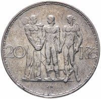купить Чехословакия 20 крон (korun) 1933