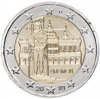 Купить Германия 2 евро 2010 G "Федеральные земли Германии: Бремен"