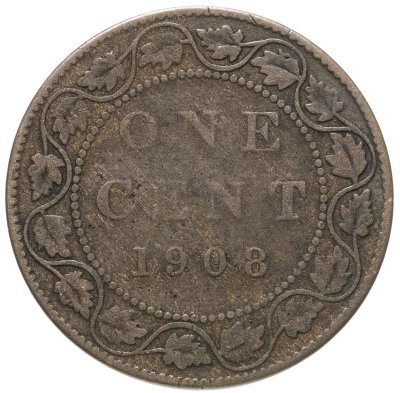купить Канада 1 цент (cent) 1908