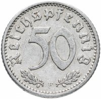 купить Германия (Третий рейх) 50 рейхспфеннигов (reichspfennig) 1935 F