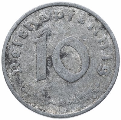 купить Германия (Третий Рейх) 10 рейхспфеннигов (reichspfennig) 1940-1945