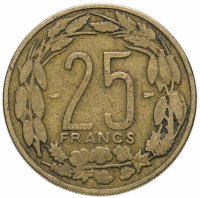 купить Французская Экваториальная Африка 25 франков (francs) 1958
