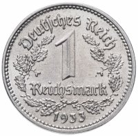 купить Нацистская Германия (Третий рейх) 1 рейхсмарка 1933 E