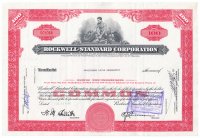купить Акция США - Rockwell Standart Corporation 1960 - 1966 гг.