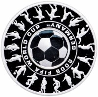 Купить Австралия 2006 набор из 2-х монет "Чемпионат мира по футболу Германия" в футляре