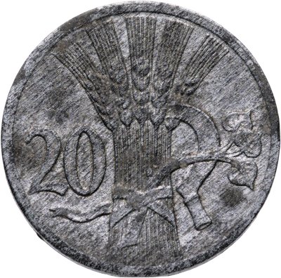 купить Богемия и Моравия 20 геллеров (heller) 1941
