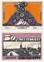 купить Германия (Мекленбург-Шверрин: Грабов) 50 пфеннигов 1921 (460.1/B1)
