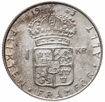 купить Швеция 1 крона (krona) 1963