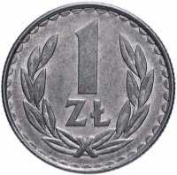 купить Польша 1 злотый 1987