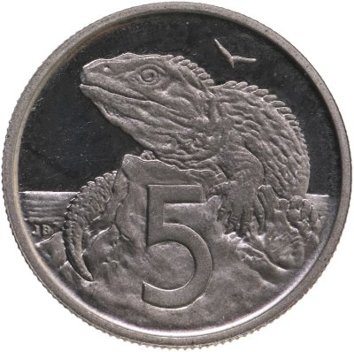 купить Новая Зеландия 5 центов (cents) 1981