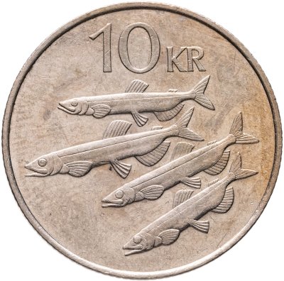 купить Исландия 10 крон (kronur) 1984