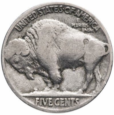купить США 5 центов (cents) 1937 Buffalo Nickel Без отметки монетного двора