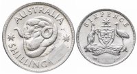 Купить Австралия комплект 6 пенсов и 1 шиллинг 1960-1963 гг