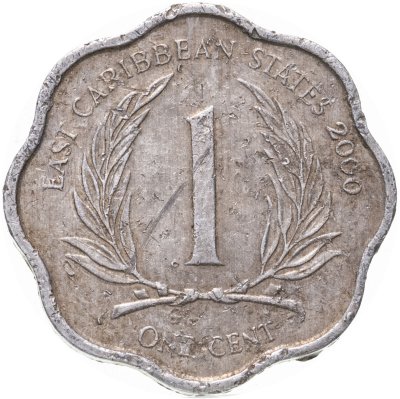 купить Восточные Карибы 1 цент (cent) 2000