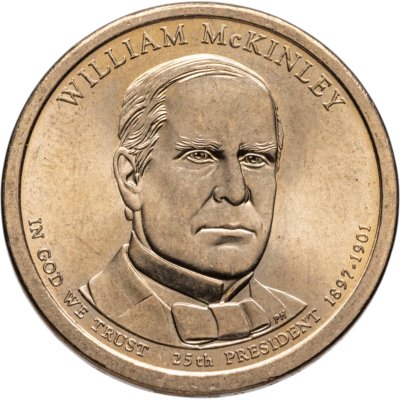 купить США 1 доллар 2013 P "25-й президент США - Уильям Мак-Кинли"