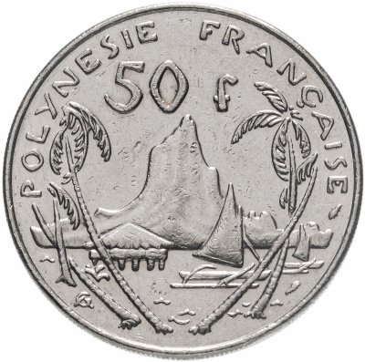 купить Французская Полинезия 50 франков (francs) 1975-2005, случайная дата