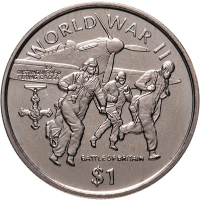 купить Либерия 1 доллар (dollar) 1997 "Вторая мировая война - Битва за Британию"