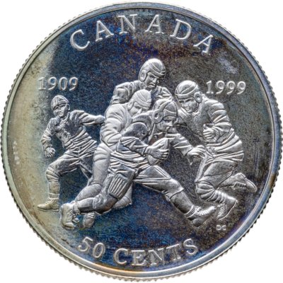купить Канада 50 центов (cents) 1999 Канадский спорт - 90 лет Кубку Грея