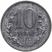 купить Германия (Изерлон) нотгельд 10 пфеннигов 1917
