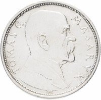 купить Чехословакия 10 крон 1928 "10-летие независимости, Томаш Масарик"