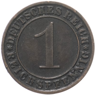 купить Германия 1 рейхспфенниг (reichspfennig) 1928 F