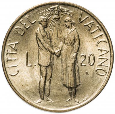 купить Ватикан 20 лир (lire) 1982